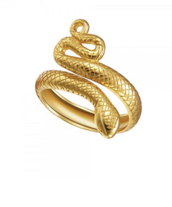 Big Snake Gold Ring