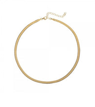 Load image into Gallery viewer, Gold Flat Choker