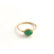 Load image into Gallery viewer, Green Onix Stone Ring