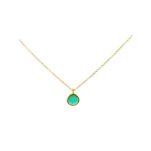 Green Onyx Stone Necklace