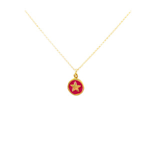 Star Enamel Necklace