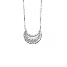 Upload image to the gallery viewer, Silver Ethnic Moon Necklace