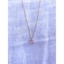 Upload image in the gallery viewer, Rose Quartz Stone Necklace